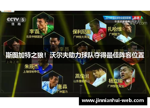 斯图加特之狼！沃尔夫助力球队夺得最佳阵容位置